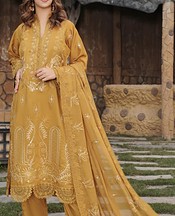 Marjjan Mustard Viscose Suit- Pakistani Winter Clothing
