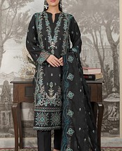 Marjjan Black Viscose Suit- Pakistani Winter Clothing