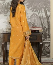 Marjjan Carrot Orange Viscose Suit- Pakistani Winter Clothing