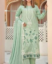 Marjjan Mint Green Viscose Suit- Pakistani Winter Clothing