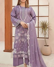 Marjjan Lilac Viscose Suit- Pakistani Winter Dress