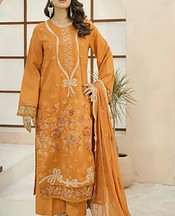 Marjjan Orange Viscose Suit- Pakistani Winter Clothing