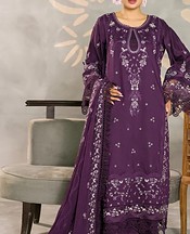 Marjjan Plum Viscose Suit- Pakistani Winter Clothing
