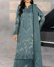 Marjjan Slate Viscose Suit- Pakistani Winter Dress