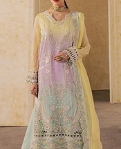 Maryum n Maria Multi Organza Suit- Pakistani Chiffon Dress