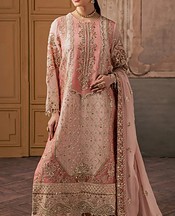 Maryum n Maria Cavern Pink Chiffon Suit- Pakistani Chiffon Dress