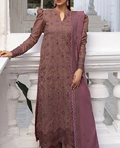 Motifz Rose Taupe Khaddar Suit- Pakistani Winter Clothing