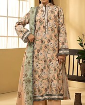Motifz Light Peach Khaddar Suit- Pakistani Winter Clothing