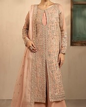 Peach Chiffon Suit