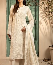 Off-white Chiffon Suit