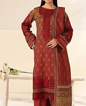 Vivid Auburn Linen Suit
