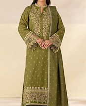 Olive Green Linen Suit