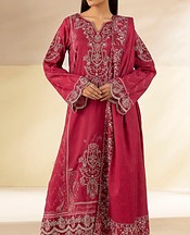 Deep Carmine Linen Suit