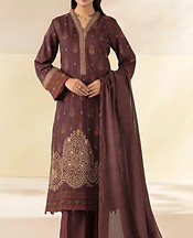 Wine Linen Suit