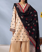 Motifz Ivory Khaddar Suit- Pakistani Winter Clothing