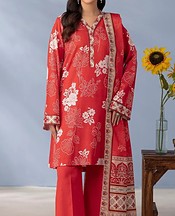 Persian Red Khaddar Suit