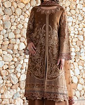 Bevar Brown Chiffon Suit
