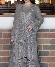 Grey Chiffon Suit