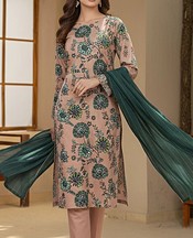 Motifz Oriental Pink Khaddar Suit- Pakistani Winter Dress