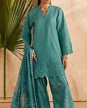 Motifz Dusty Teal Lawn Suit- Pakistani Lawn Dress