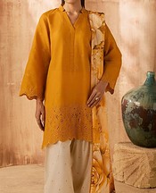 Motifz Orange Lawn Suit- Pakistani Lawn Dress