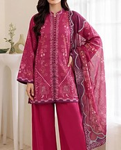 Solid Pink Lawn Suit