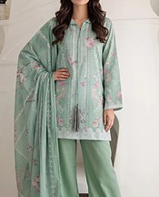 Mint Green Lawn Suit