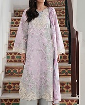 Grey/Pink Flare Lawn Suit