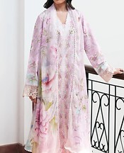 Pink Flare Lawn Suit