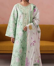 Mint Green Lawn Suit
