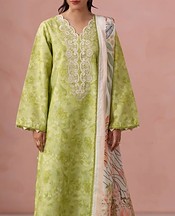 Olive Lawn Suit