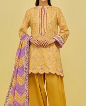 Mustard Lawn Suit