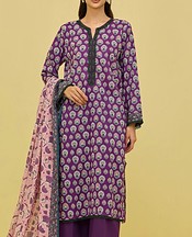 Purple Lawn Suit