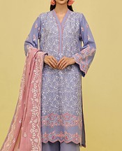 Cadet Grey Lawn Suit