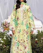 RajBari Light Green Lawn Suit- Pakistani Designer Lawn Suits