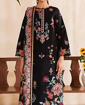 RajBari Black Lawn Suit- Pakistani Designer Lawn Suits