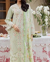 RajBari Mint Green Lawn Suit- Pakistani Lawn Dress