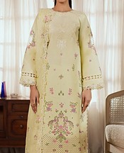 RajBari Lime Lawn Suit- Pakistani Designer Lawn Suits