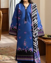 Rajbari Navy Blue Lawn Suit- Pakistani Lawn Dress