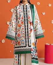 RajBari Multicolor Lawn Suit- Pakistani Lawn Dress