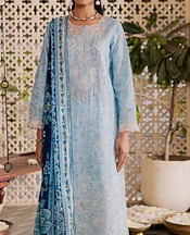 RajBari Baby Blue Lawn Suit- Pakistani Lawn Dress