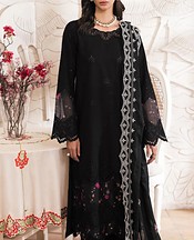 RajBari Black Lawn Suit- Pakistani Lawn Dress