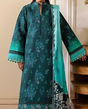 Rajbari Teal Lawn Suit- Pakistani Lawn Dress