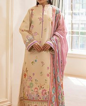 Rajbari Ivory Lawn Suit- Pakistani Designer Lawn Suits