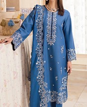 RajBari Blue Lawn Suit- Pakistani Lawn Dress