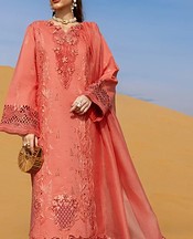 Rang Rasiya Light Carmine Pink Lawn Suit- Pakistani Lawn Dress
