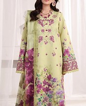 Rang Rasiya Green Mist Lawn Suit- Pakistani Lawn Dress