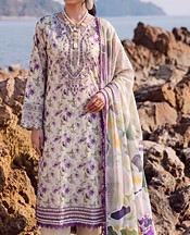 Safwa Off-white Viscose Suit- Pakistani Winter Clothing