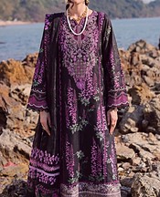 Safwa Black Viscose Suit- Pakistani Winter Clothing