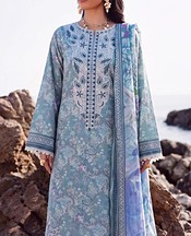Safwa Cadet Grey Viscose Suit- Pakistani Winter Dress